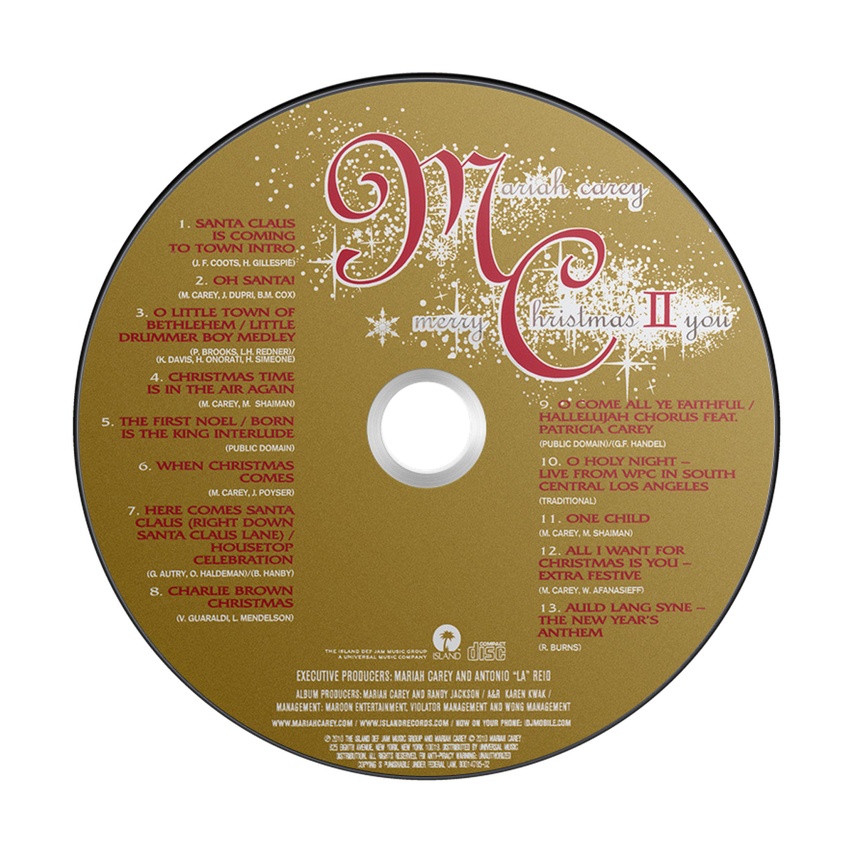 Merry Christmas II You CD