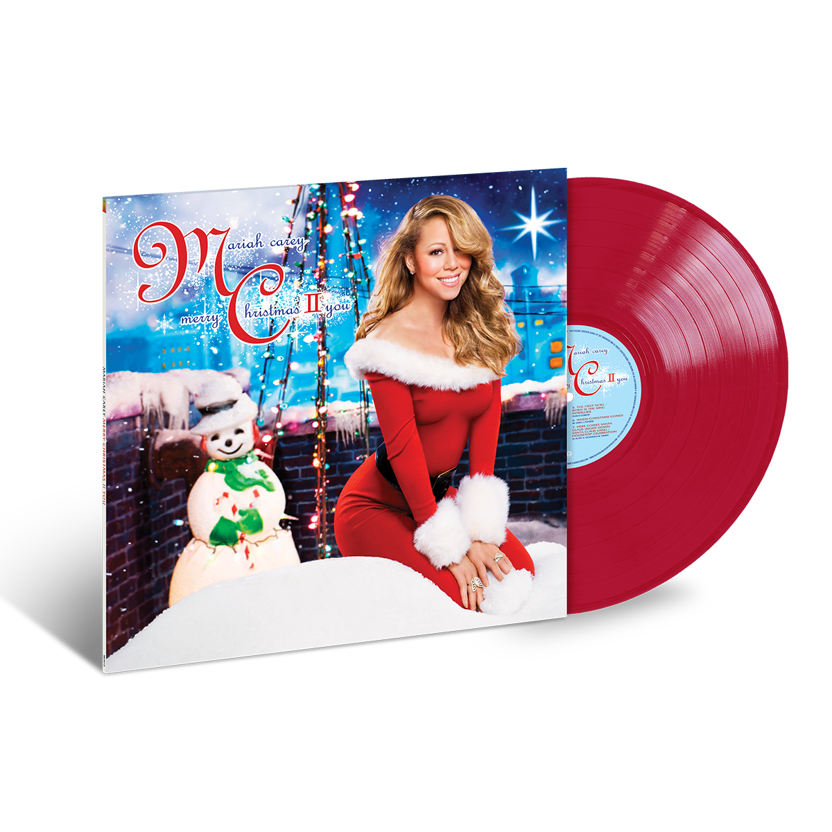 MERRY CHRISTMAS II YOU - Vinyl LP (RED) – Mariah Carey Shop