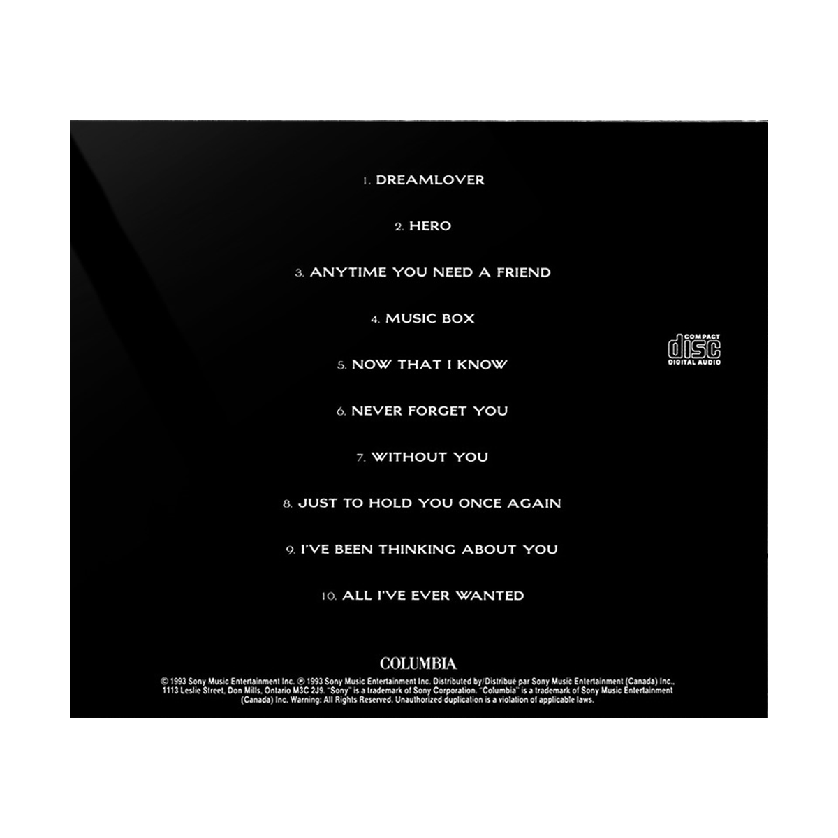 Music Box CD